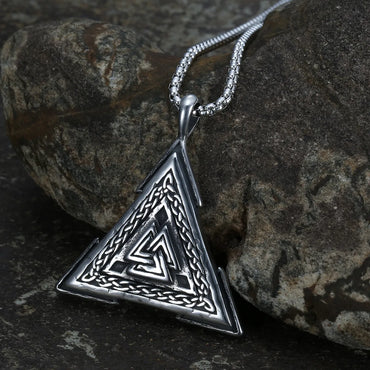 Punk Triangle 304 Stainless Steel Patchwork Unisex