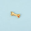 Puppy Bone Pendant Jewelry Accessories Stainless Steel Inlaid Electroplating