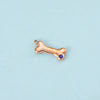 Puppy Bone Pendant Jewelry Accessories Stainless Steel Inlaid Electroplating