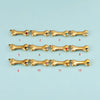 Puppy Bone Pendant Jewelry Accessories Stainless Steel Inlaid Electroplating