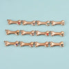 Puppy Bone Pendant Jewelry Accessories Stainless Steel Inlaid Electroplating