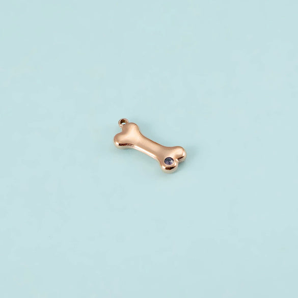 Puppy Bone Pendant Jewelry Accessories Stainless Steel Inlaid Electroplating