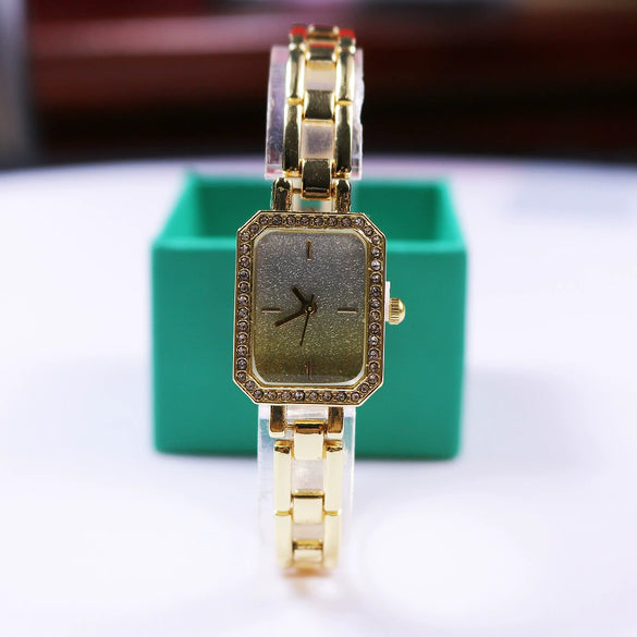 Quartz Watch Metal Alloy Square Dial Women's Leisure Watch