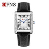 Quartz Watch Square Dial Alloy Alloy And Stainless Steel Allmatch Fashion Business Waterproof Couple Watch