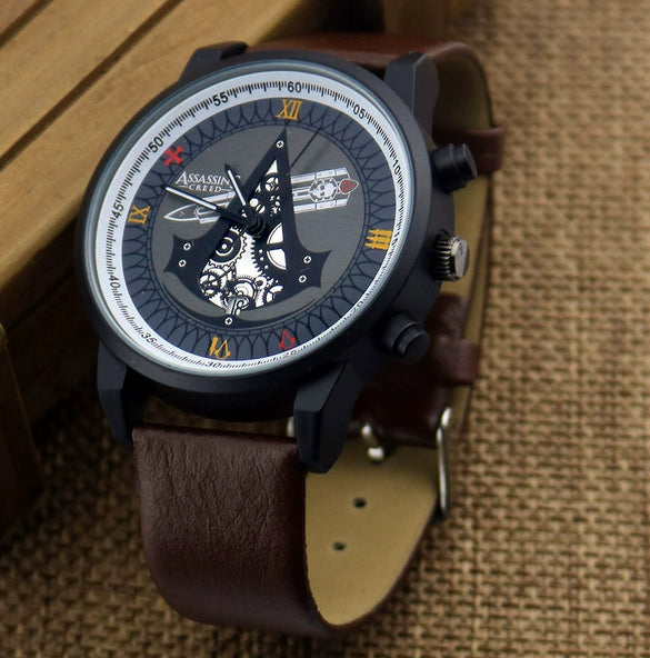 Quartz Watch With 3 Layer Three Dimensional Design Alloy Case Coated Glass Mirror Leisure Style For Men And Women Students