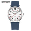 Quartz Watch Zinc Alloy Case Silicone Strap Round Dial Student Casual Temperament Women's Watch