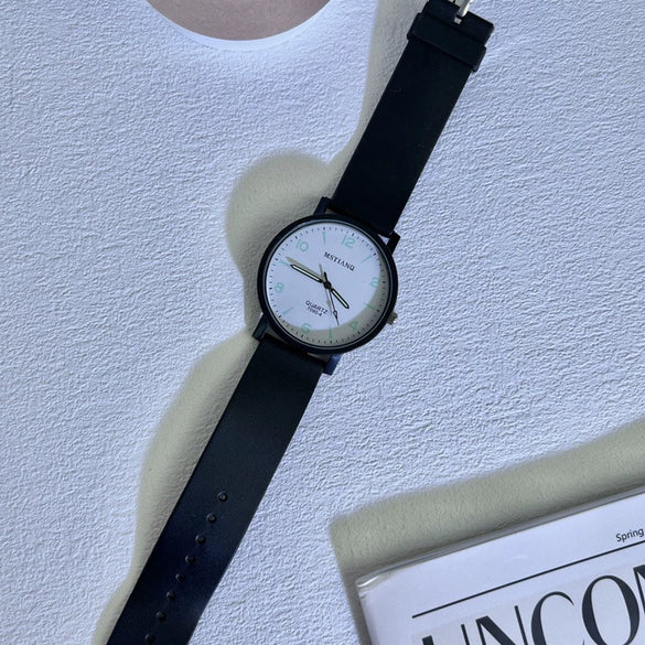 Quartz Watches Plastic Stainless Steel Round Cold Style Wholesale For Men And Women