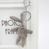 Rag Cloth Rabbit Doll Keychain Pendant For Girls
