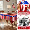 Rain Silk Curtain Banner With Tassel Flower For Festival Home Courtyard Layout Red White Blue