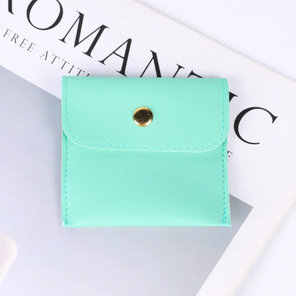 Velvet Doublesided Velvet Bracelet Snap Flap Bag Printed Logo Jewelry Packaging Bag