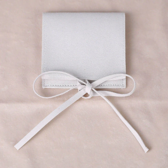 Velvet Doublesided Velvet Bracelet Snap Flap Bag Printed Logo Jewelry Packaging Bag