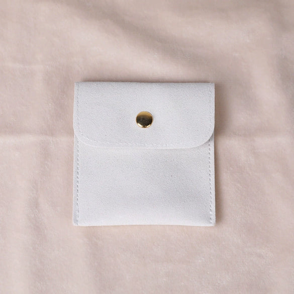 Velvet Doublesided Velvet Bracelet Snap Flap Bag Printed Logo Jewelry Packaging Bag