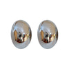 Real Gold Electroplated Silver Needle Metal Ear Studs For Women With Geometric Design