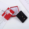 Rectangular Letter Heaven And Earth Cover Jewelry Ring Bow Ribbon Packaging Box Made Of Paper And Cardboard