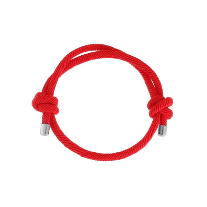 Red Rope Woven Drawstring Bracelet