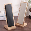 Removable Necklace Display Rack For Jewelry Storage And Store Window Display Made Of Bamboo And Solid Wood With Rectangle Pattern And High Sense Style