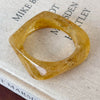 Resin Irregular Stacked Bracelet Women's Highend Niche Design Polish Geometric Style