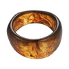 Resin Irregular Stacked Bracelet Women's Highend Niche Design Polish Geometric Style