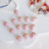 Resin Strawberry Raspberry Inlaid Pearl Jewelry Accessories Pendant Earrings