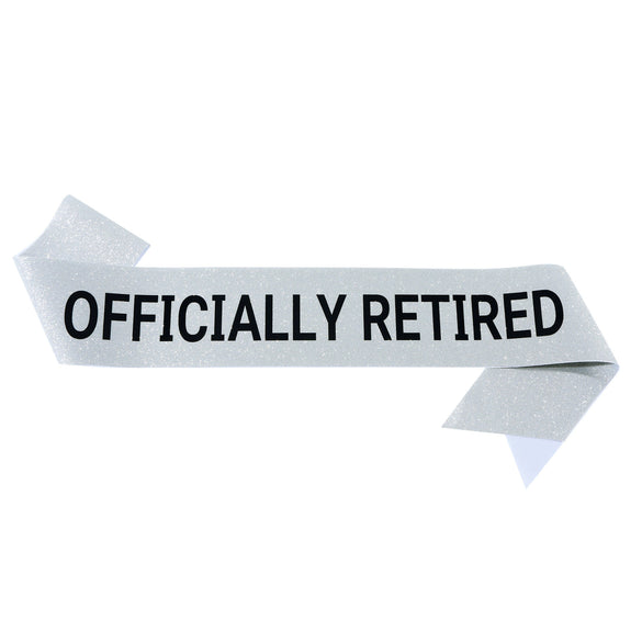 Retirement Party Decoration Shoulder Strap Glitter Cloth Semimanual And Half Mechanical