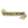 Retirement Party Decoration Shoulder Strap Glitter Cloth Semimanual And Half Mechanical
