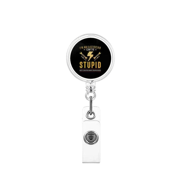 Retractable Badge Clip Nurse Id Buckle Abs Material Modern Art Style Rotating Reel Easy Pull Buckle With Patch