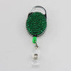 Retractable Diamondencrusted Keychain
