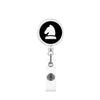 Retractable Id Badge Reel Puller Abs Material Modern Art Chess Glue Patch Easy Pull Buckle Printing