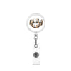 Retractable Id Badge Reel Puller Abs Material Modern Art Chess Glue Patch Easy Pull Buckle Printing