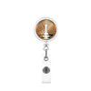 Retractable Id Badge Reel Puller Abs Material Modern Art Chess Glue Patch Easy Pull Buckle Printing