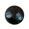 Retro Acrylic Asymmetrical Geometric Earrings For Women With Electroplated Simple Elegant Fashion Design