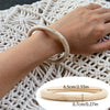 Retro Amber Smudged Acrylic Resin Wide Bracelet With Electroplating And Geometric Style