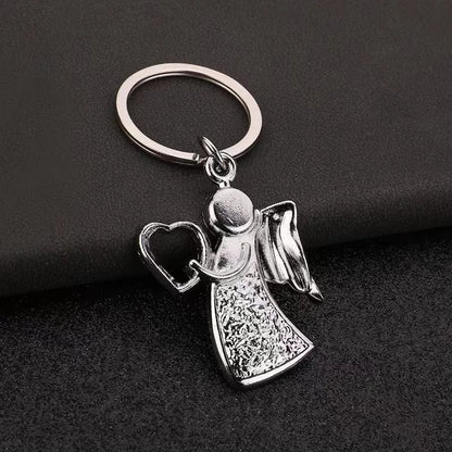 Retro Angel Alloy Bag Pendant Keychain