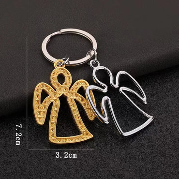 Retro Angel Alloy Bag Pendant Keychain