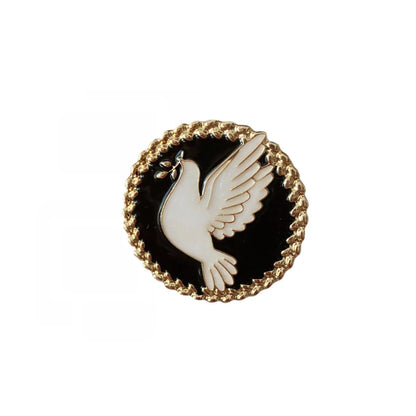 Retro Animal Alloy Inlaid Gold Women'S Brooches