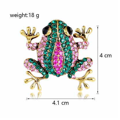 Retro Animal Alloy Inlay Rhinestones Women'S Corsage Brooches