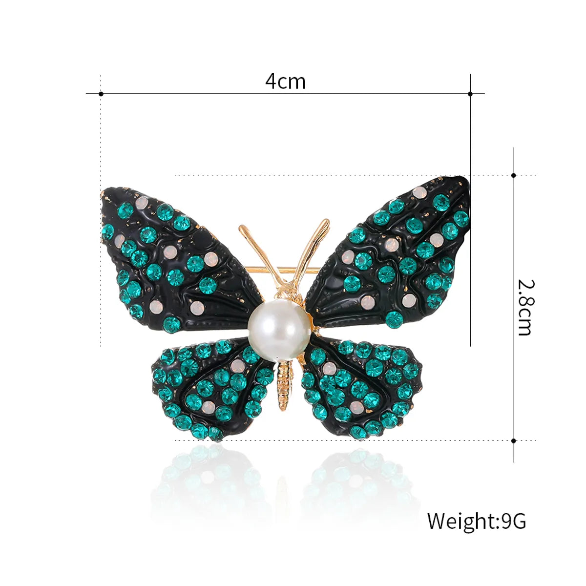 Retro Animal Alloy Inlay Rhinestones Women'S Corsage Brooches