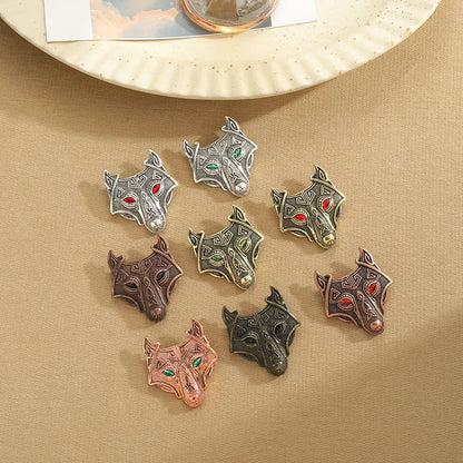 Retro Animal Arylic Alloy Asymmetrical Unisex Brooches