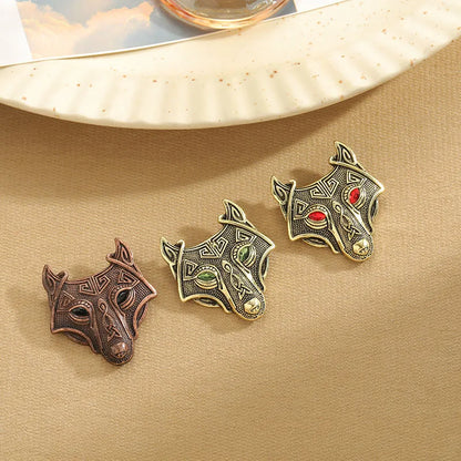 Retro Animal Arylic Alloy Asymmetrical Unisex Brooches