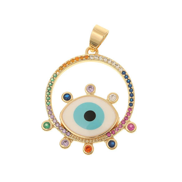 Retro Animal Cartoon Copper Inlay Zircon Charms