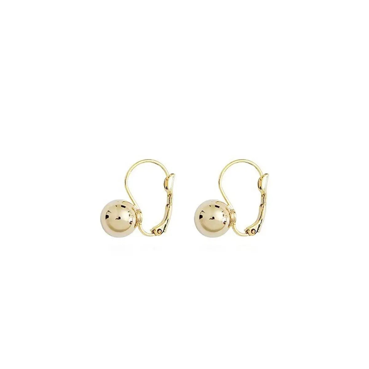 1 Pair Retro Ball Plating Alloy Earrings