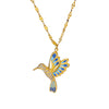 Retro Baroque Insect Fruit Stainless Steel Pendant Necklace With O Word Chain And Electroplating