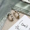 Retro Baroque Pearl Earrings For Women Simple Elegant Natural Style Trendy Ear Jewelry