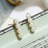 Retro Baroque Pearl Earrings For Women Simple Elegant Natural Style Trendy Ear Jewelry