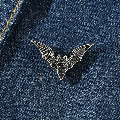 Retro Bat Alloy Enamel Unisex Brooches