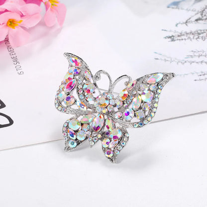 Retro Animal Alloy Diamond Artificial Gemstones Unisex Brooches