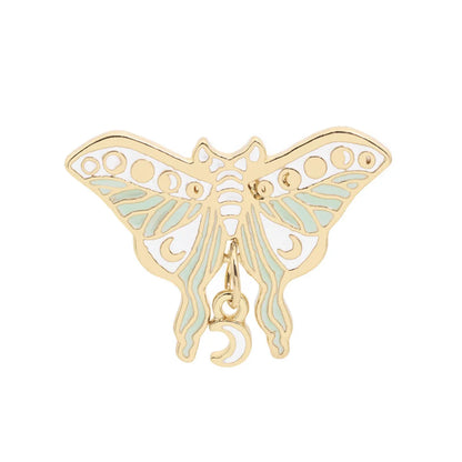 Retro Butterfly Alloy Enamel Unisex Brooches