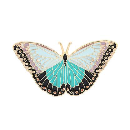 Retro Butterfly Alloy Enamel Unisex Brooches