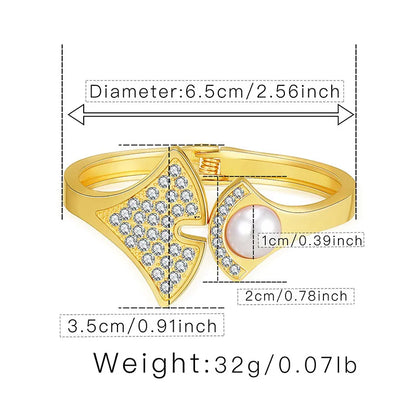 Retro Butterfly Alloy Plating Inlay Zircon Women'S Bangle