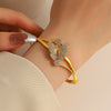 Retro Butterfly Bracelet For Women In Alloy With Full Diamond Design
